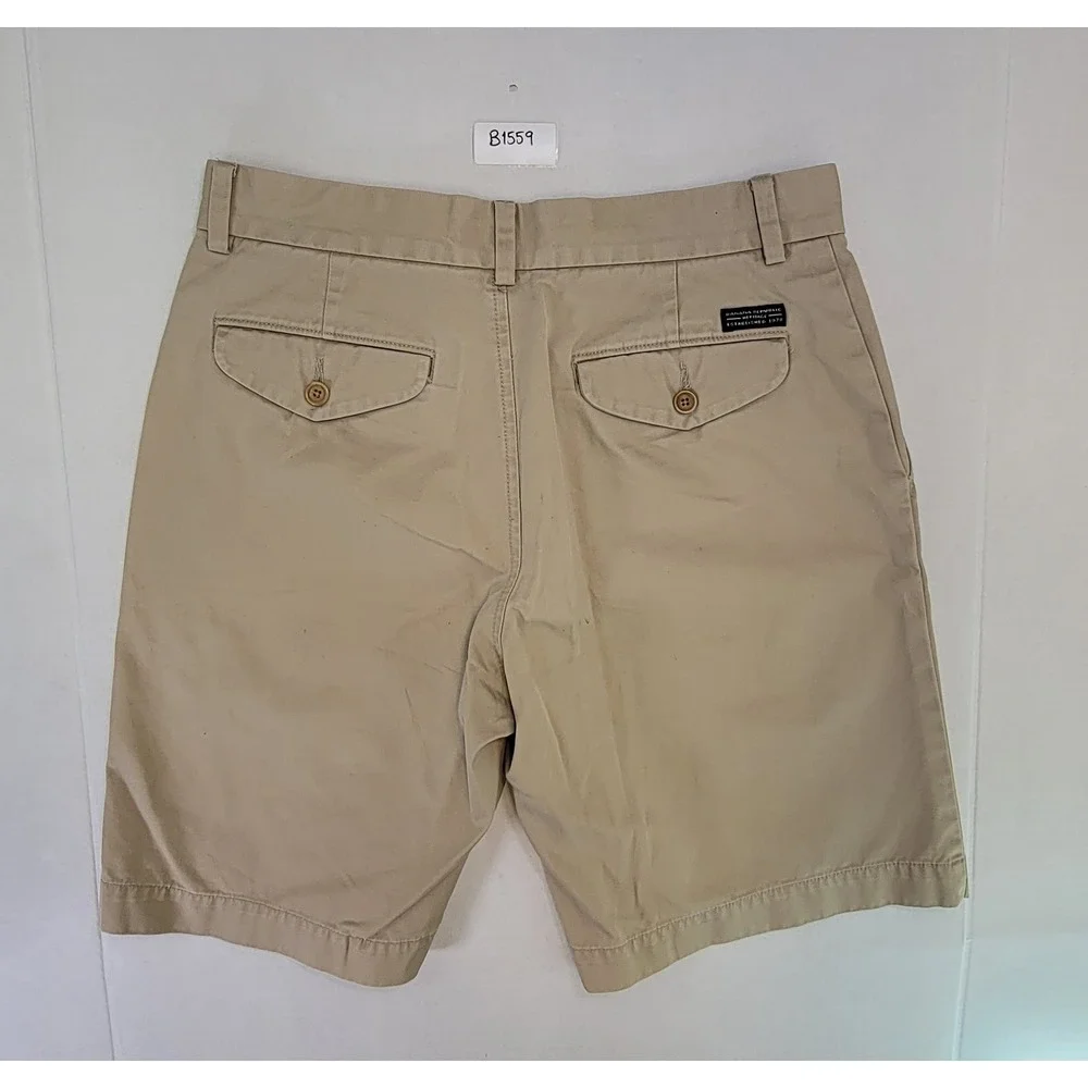 Banana Republic‎ Mens Khaki Chino Shorts Size 30 Flat Front Casual Summer